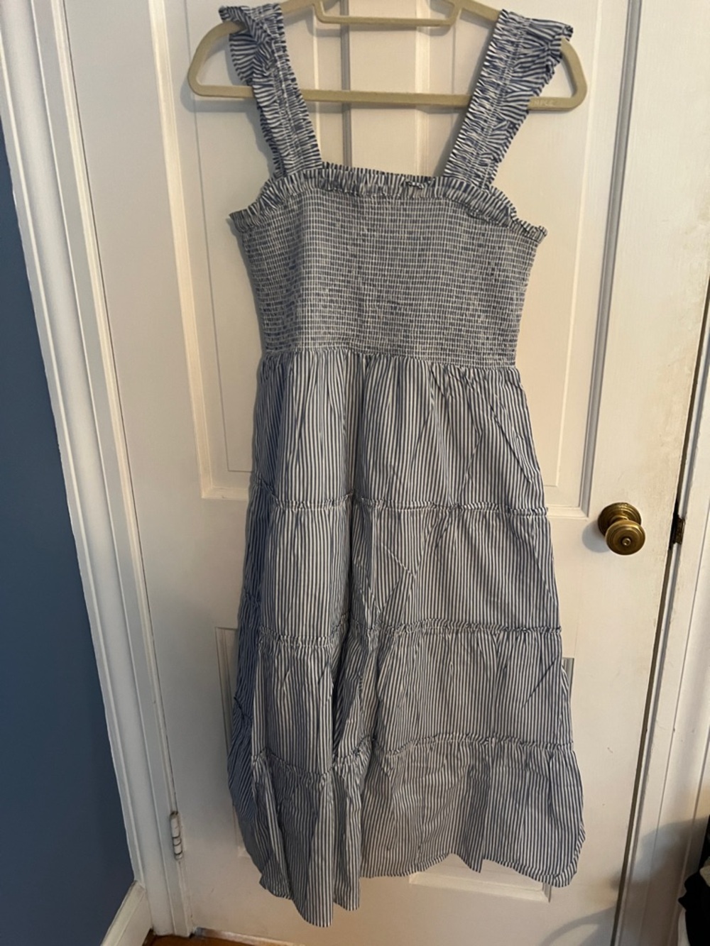 J.Crew smocked sundress with pockets!